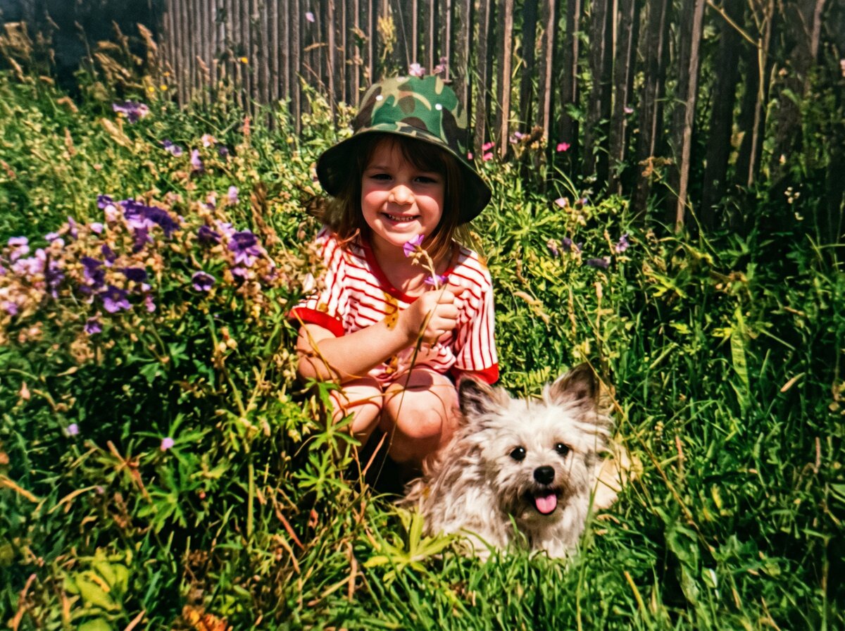 Виолетта в саду